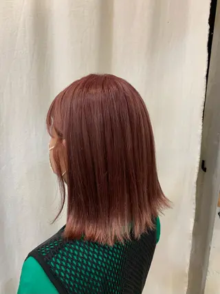 ミディアム カラー まろやかカラー🤎 みなとまほのヘアスタイル