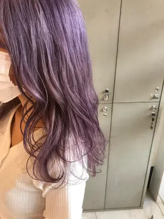 ロング カラー 古屋 花織のヘアスタイル