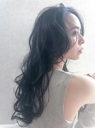 ロング カラー ヘアアレンジ 🎀暖色カラー🎀 ♡yurika♡のヘアスタイル