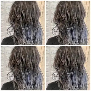 ロング カラー ハイトーン/ブリーチ 山崎　悠次のヘアスタイル