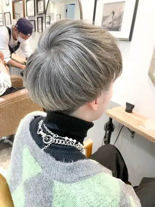 ショート メンズ HAIR WORKS HELM所属・ショート✨ボブ✨代表 新田見美仁のヘアスタイル