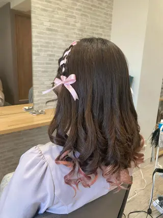 セミロング ヘアアレンジ Gypsoly ☺︎ゆきのその他イメージ