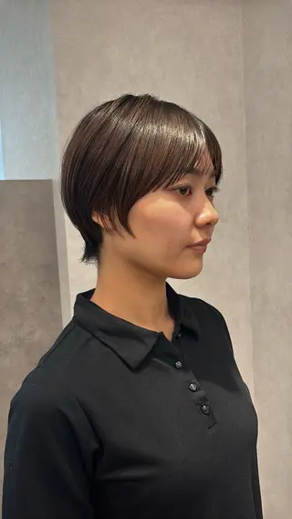 ショート 🩵ブリーチ･レイヤ ー/あさか 🩵のヘアスタイル