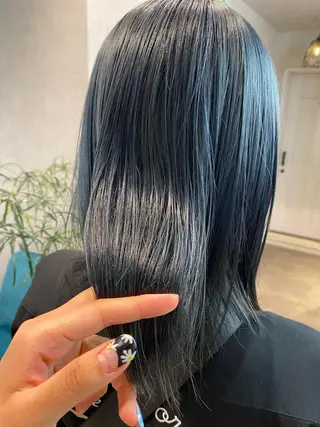 ミディアム カラー ヘアアレンジ XENA表参道 MIKUのヘアスタイル