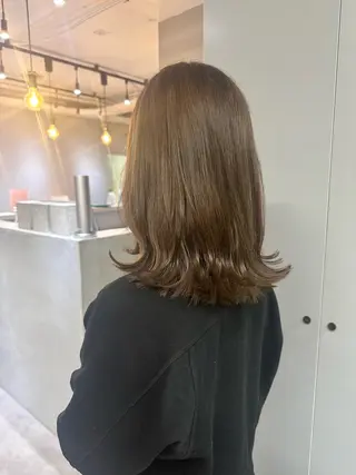ミディアム 似合わせcut/艶 color🫧ひかりのヘアスタイル