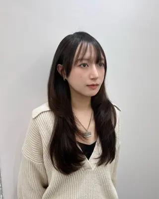 パーマ コテ巻き風パーマ 専門店　モモのヘアスタイル