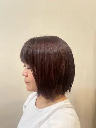 カラー 白髪ケア  BAUM まやのヘアスタイル
