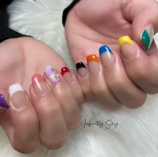 ネイル infinity skyのネイルデザイン