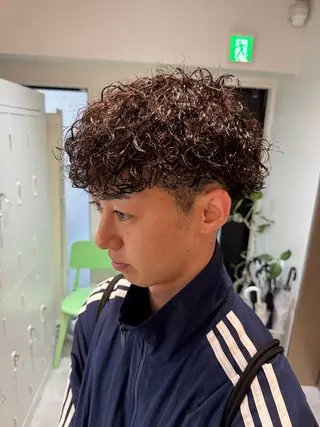 パーマ メンズ 大宮メンズ特化/パー マ職人/小川藍人のヘアスタイル