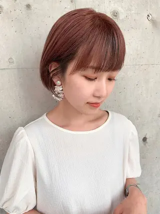 ショート 柔らかベージュ🩰/ 新潟駅/くるみのヘアスタイル