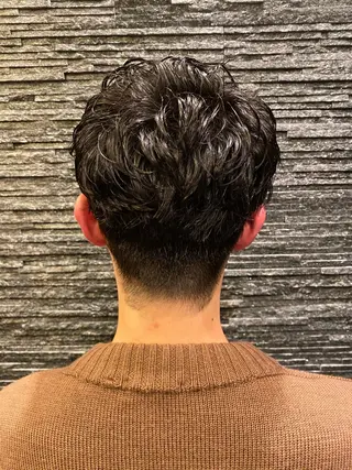 ミディアム 齋藤 大晟のヘアスタイル