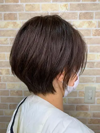 ショート 再現性ショートボブ 木又克美のヘアスタイル