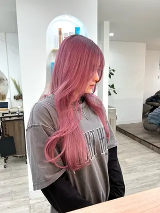 ロング カラー TOKI mahoのヘアスタイル