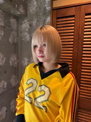 ショート ere 代々木公園所属・みほ/ニュアンス/ モード/艶カラーのヘアスタイル