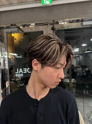 カラー メンズ Nao/ 大宮/外国人風カラーのヘアスタイル