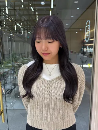 ロング カラー 🦋sana🦋 似合わせカット✁のヘアスタイル