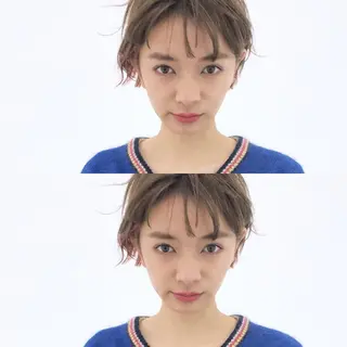 ショート カラー パーマ Memories水天宮前所属・花渕 俊彦のヘアスタイル