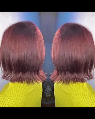 セミロング _White所属・ＳＨＩ ＺＵのヘアスタイル