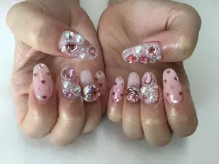 ネイル 💎🐰 saki. m 🐰💎のネイルデザイン