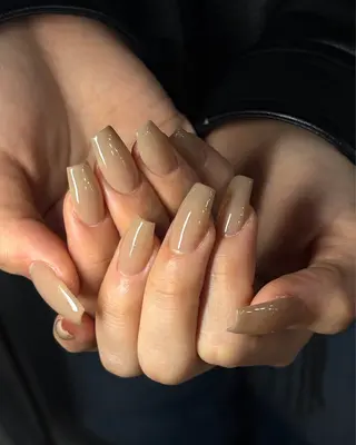 ネイル Haluca 長さ出し🍀のネイルデザイン