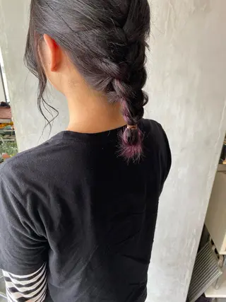 ミディアム カラー ヘアアレンジ stylist/蛯谷 珠里のヘアスタイル