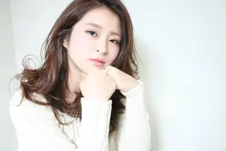 セミロング ロング カラー パーマ Lien所属・衣笠 雅俊のヘアスタイル