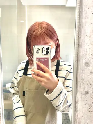 カラー 韓国ナチュラル・ ベージュ/落合夏希のヘアスタイル