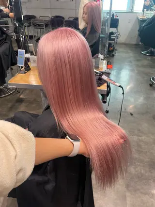 ロング カラー ハイトーン 横浜💞ミオのヘアスタイル