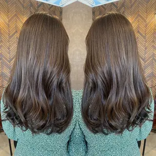 ロング カラー tocca 💜石田愛結💜のヘアスタイル