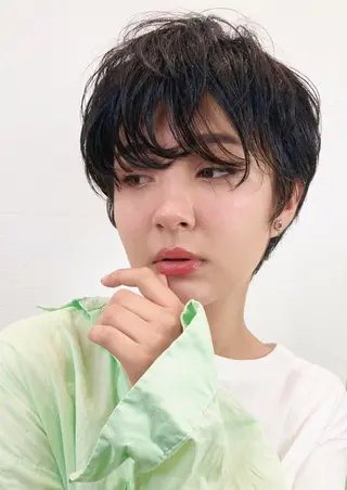 ショート M.SLASH自由が丘所属・【くせ毛/ショート/ ボブ】元太郎のヘアスタイル