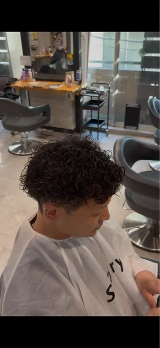 パーマ メンズ 透明感カラー 艶髪🫧Yumaのヘアスタイル