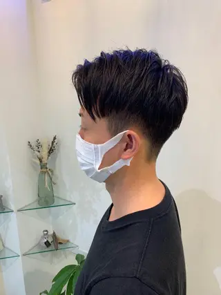 ショート メンズ 透けるbrown カラー🎗♡yukaのヘアスタイル