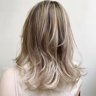 ミディアム カラー 銀座透け感大人カラー 🌴フルカワのヘアスタイル