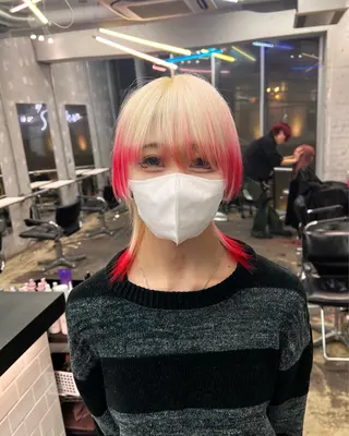 ショート カラー 🐺ウルフの神🐺 /カラー/けいすけのヘアスタイル