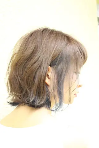 ミディアム カラー ☕️ベージュカラー 内藤光哉☕️のヘアスタイル