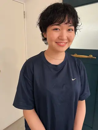 ショート 暖色/パーマ 🌼クニトウメイのヘアスタイル