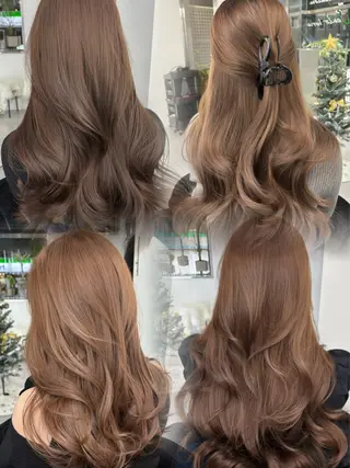 ロング カラー Ardore 韓国風カラー大阪のヘアスタイル