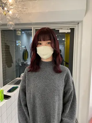 ミディアム カラー Koto🌿 ブリーチなしカラーのヘアスタイル