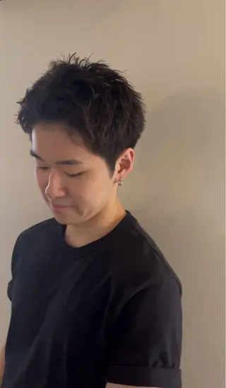 ショート メンズ 戸井 悠斗のヘアスタイル