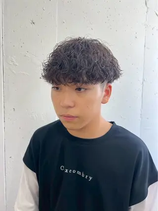 メンズ men's perm /立川/RENのヘアスタイル