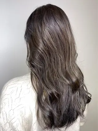 ロング カラー パーマ レイヤー×顔周 り×髪質改善/MIUのヘアスタイル