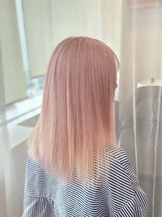 セミロング カラー GaKu/ハイトーン /ブリーチ/レイヤーのヘアスタイル