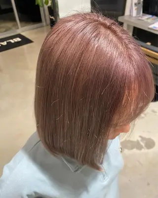 カラー MINENO🌼 パーマ⚡️ブリーチのヘアスタイル