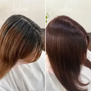 セミロング カラー イーストハムネオ高木 亮人🌿のヘアスタイル