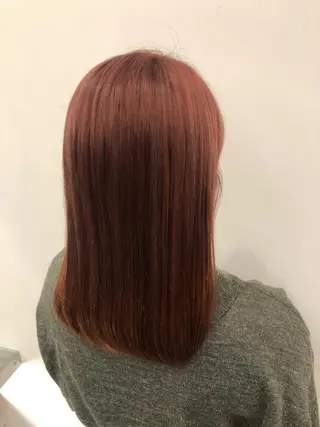 ミディアム カラー Miku /ブリーチ/ボブのヘアスタイル