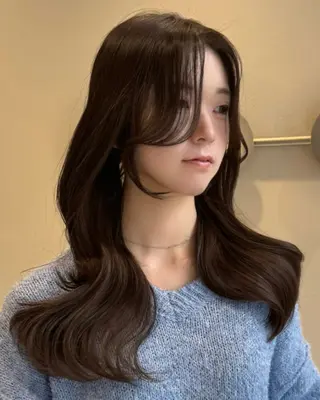 ミディアム カラー ヘアアレンジ 艶カラー の達人のヘアスタイル