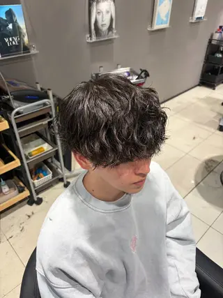 パーマ メンズ 関内/メンズパーマ/ 男性専門/菊池蒼大のヘアスタイル