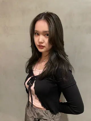 セミロング MEY HAIR所属・🎀海外ヘア/表参道 Satone🎀のヘアスタイル