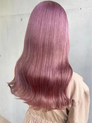 ロング カラー ヘアアレンジ 🎀暖色カラー🎀 ♡yurika♡のヘアスタイル