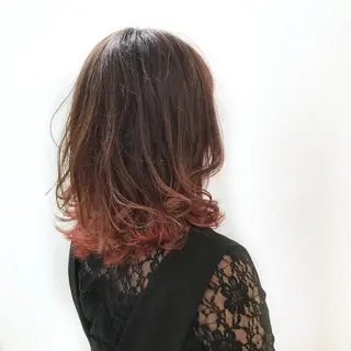 ミディアム カラー エリア人気No.1 美容室Ash西船橋のヘアスタイル